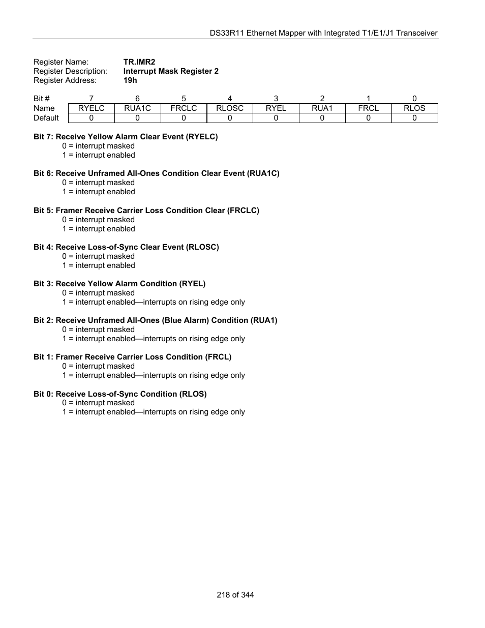Maxim Integrated DS33R11 User Manual | Page 218 / 344