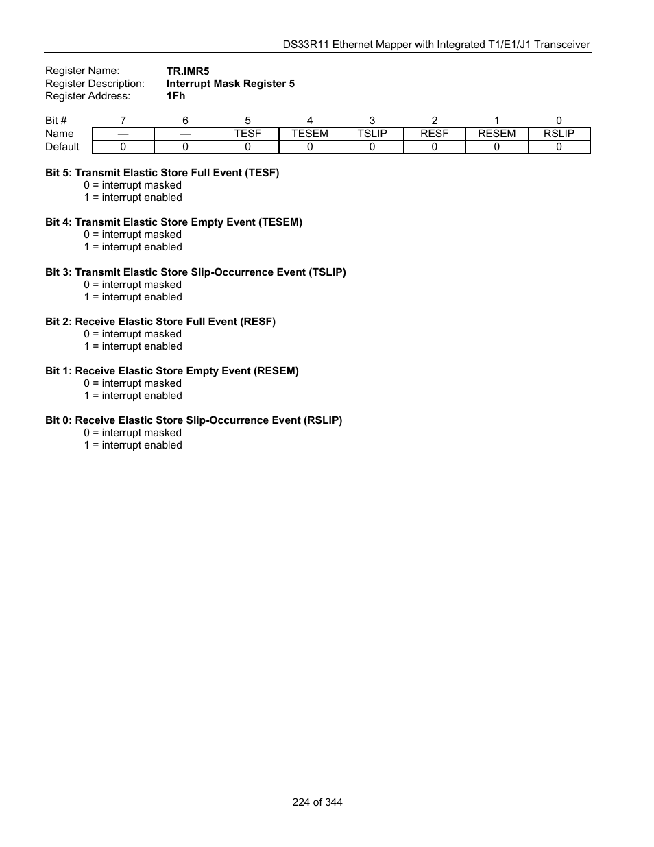 Maxim Integrated DS33R11 User Manual | Page 224 / 344