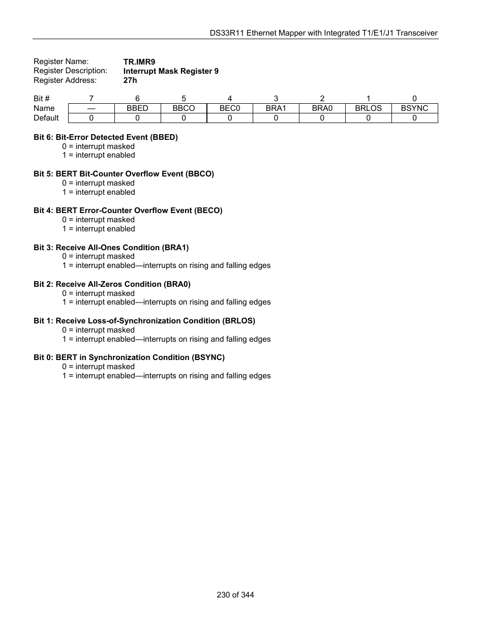 Maxim Integrated DS33R11 User Manual | Page 230 / 344