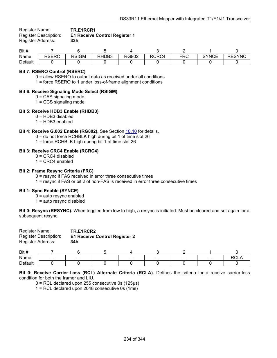 Maxim Integrated DS33R11 User Manual | Page 234 / 344