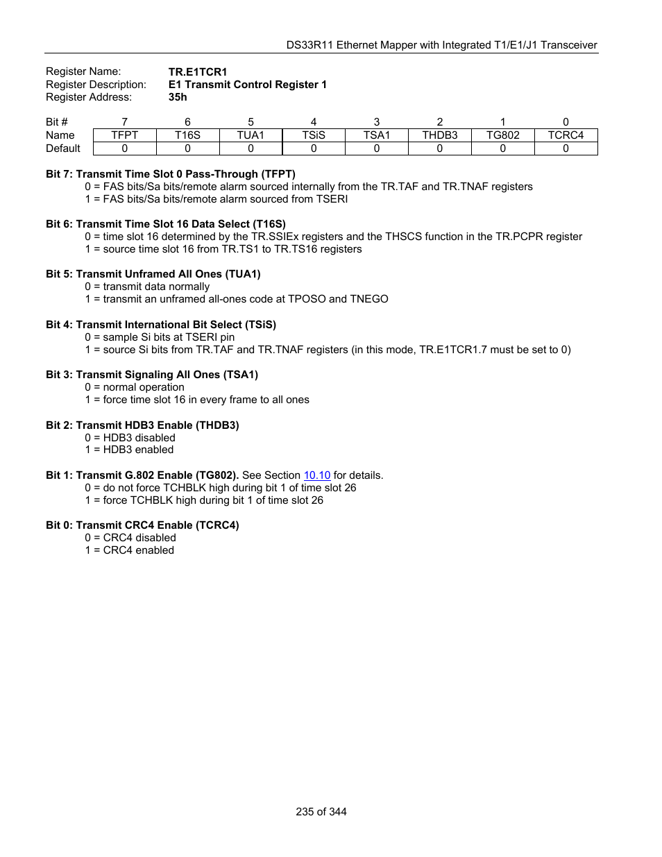 Maxim Integrated DS33R11 User Manual | Page 235 / 344