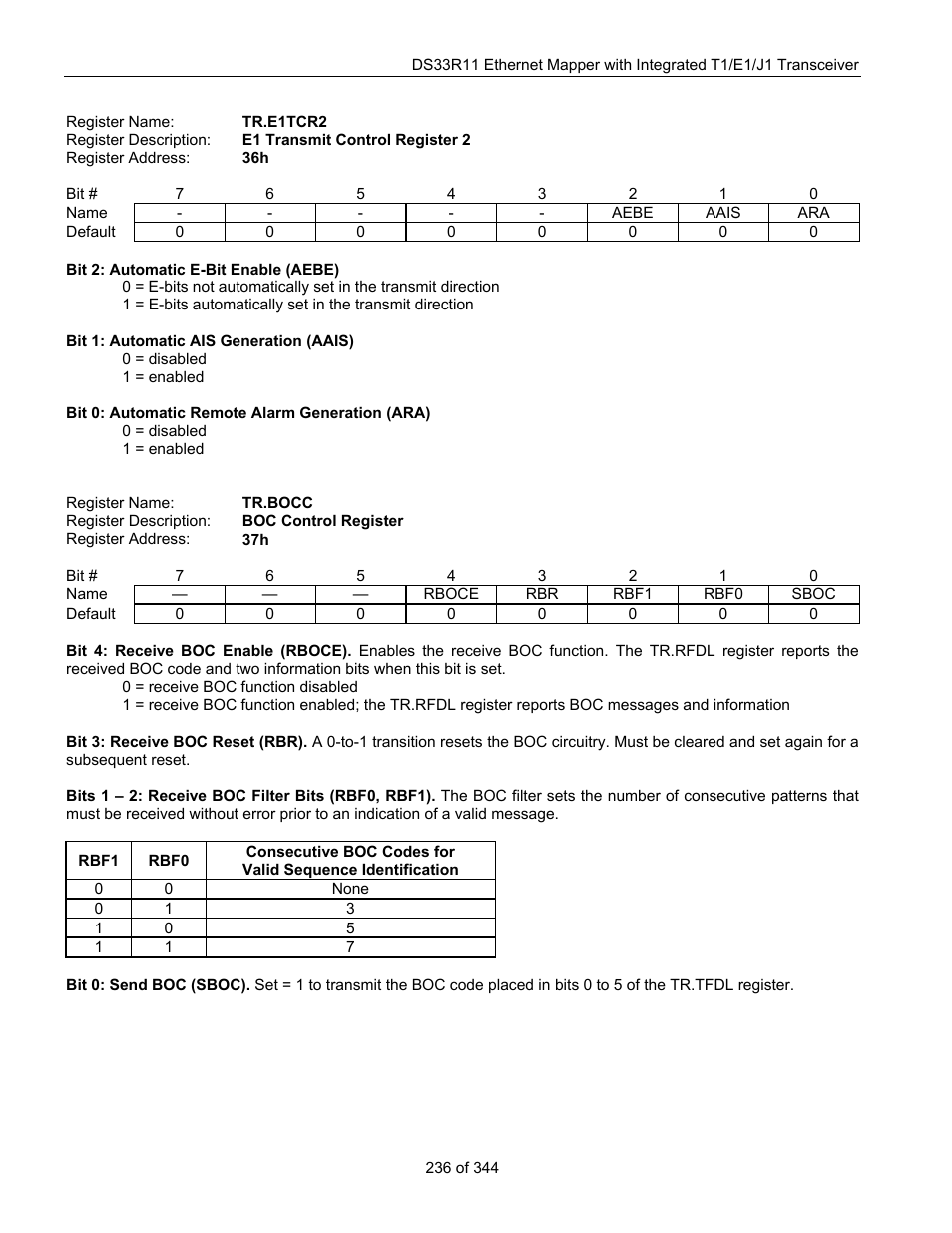 Maxim Integrated DS33R11 User Manual | Page 236 / 344