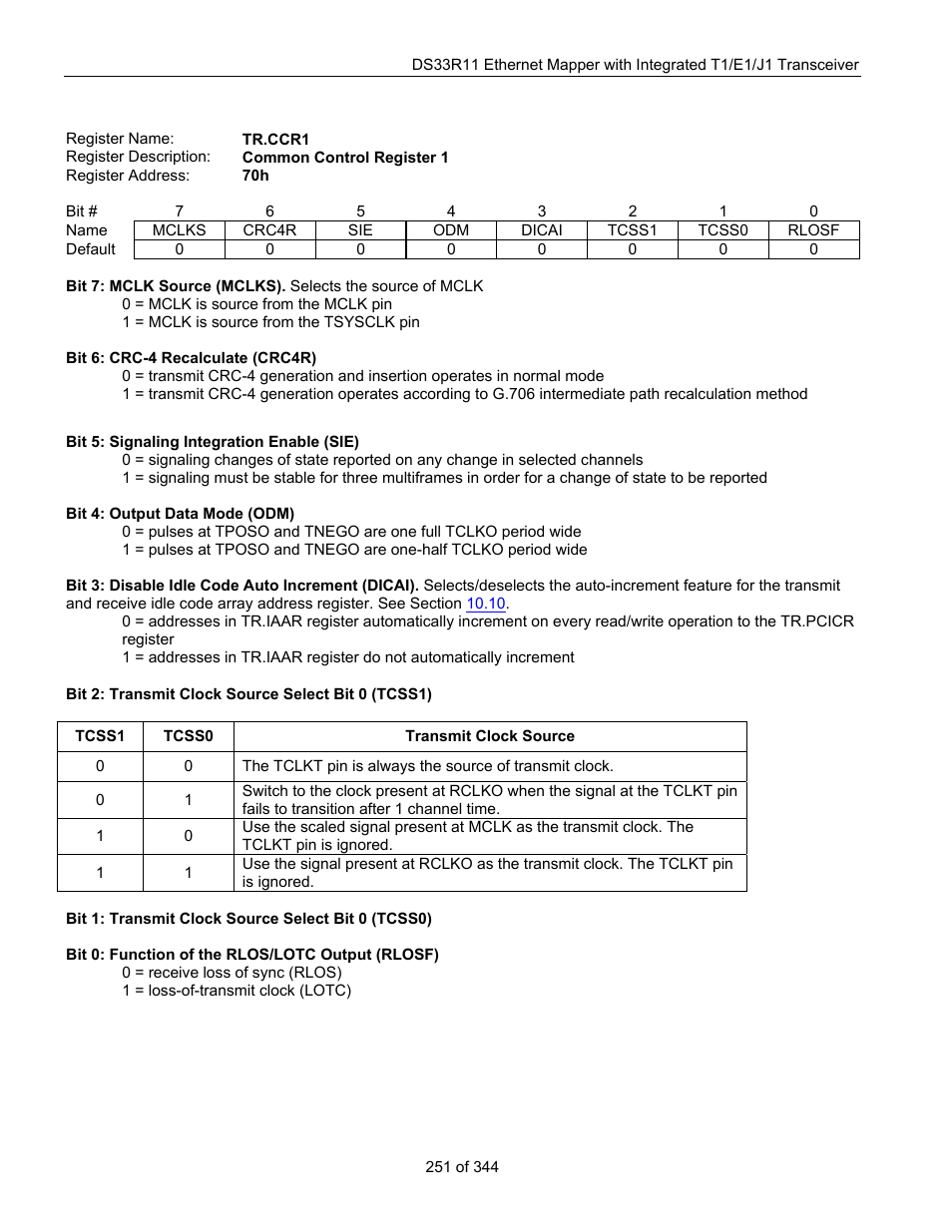 Maxim Integrated DS33R11 User Manual | Page 251 / 344
