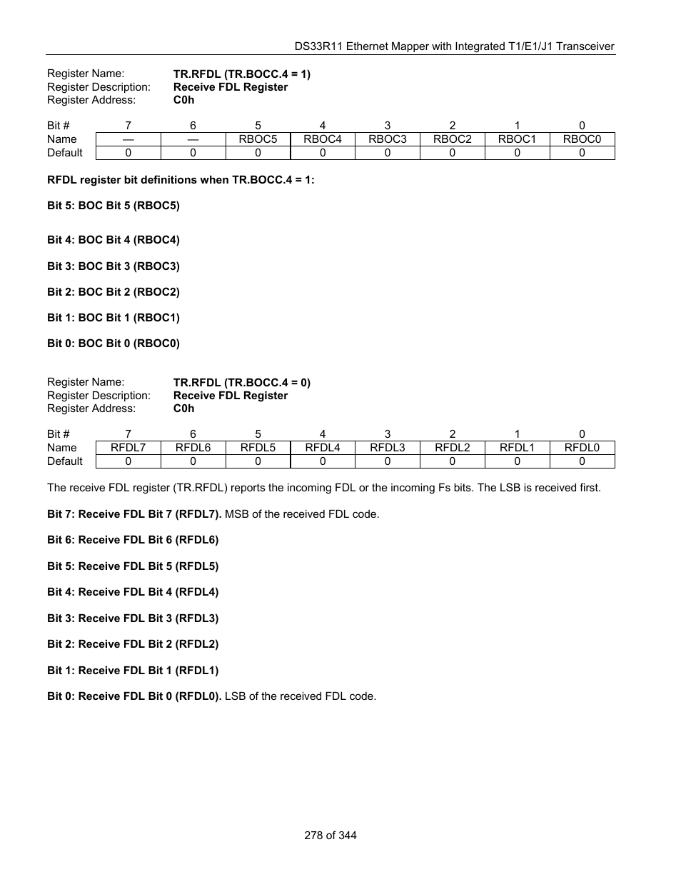 Maxim Integrated DS33R11 User Manual | Page 278 / 344