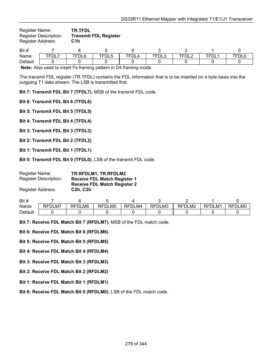 Maxim Integrated DS33R11 User Manual | Page 279 / 344