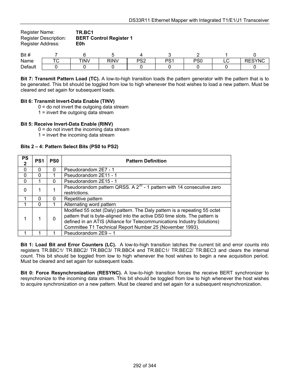 Maxim Integrated DS33R11 User Manual | Page 292 / 344