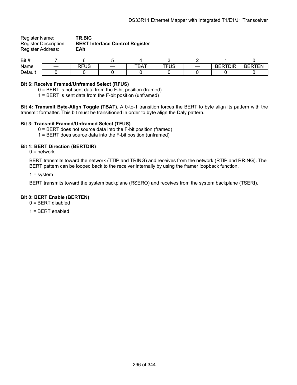 Maxim Integrated DS33R11 User Manual | Page 296 / 344