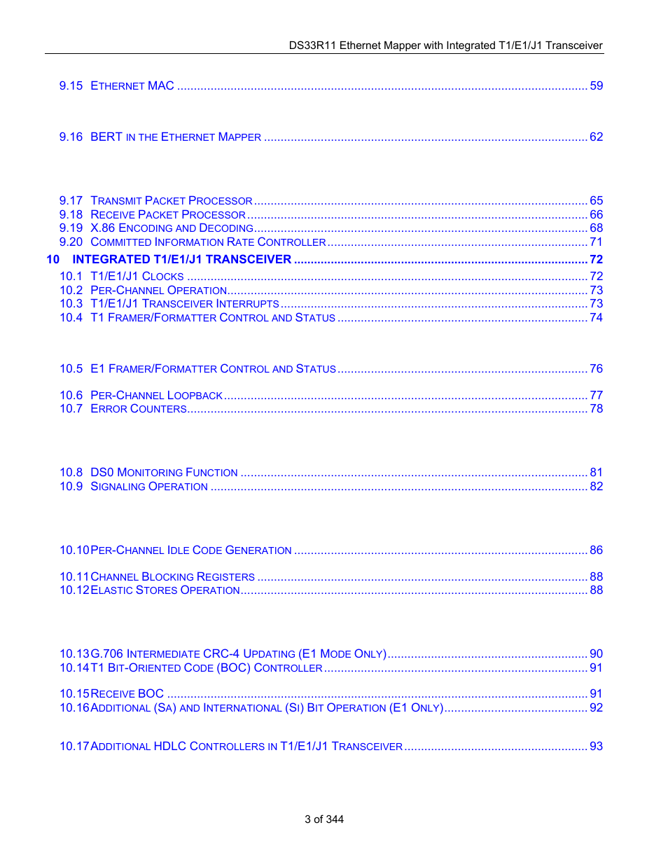 Maxim Integrated DS33R11 User Manual | Page 3 / 344