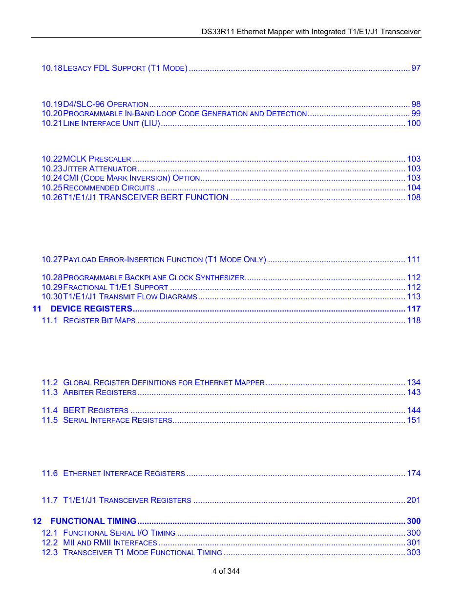 Maxim Integrated DS33R11 User Manual | Page 4 / 344