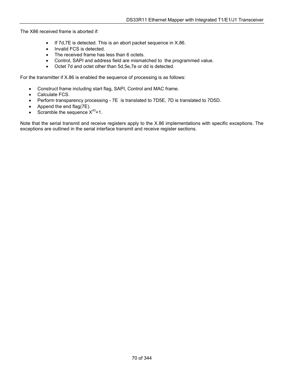 Maxim Integrated DS33R11 User Manual | Page 70 / 344