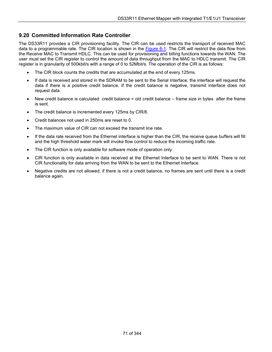 20 committed information rate controller, Ommitted, Nformation | Ontroller | Maxim Integrated DS33R11 User Manual | Page 71 / 344