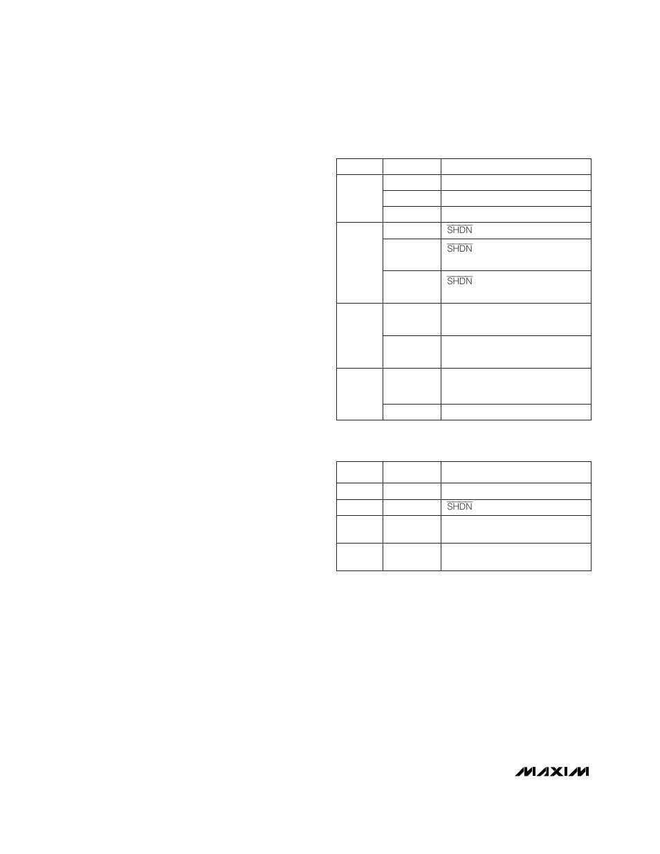 Max1202 ev system, Table 1. jumper functions, Table 2. default jumper settings | Maxim Integrated MAX1202 User Manual | Page 2 / 7