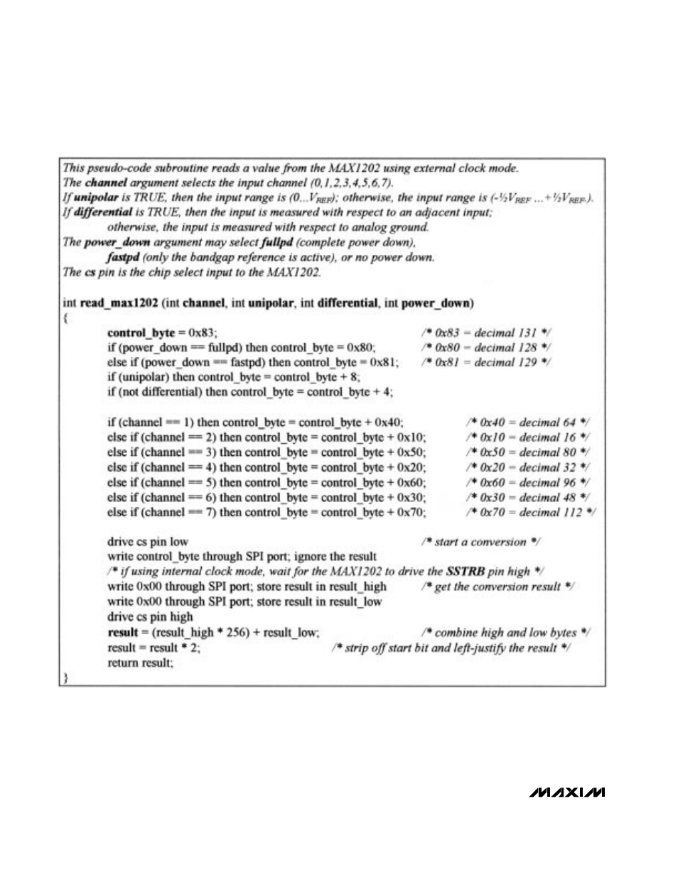 Maxim Integrated MAX1202 User Manual | Page 6 / 7