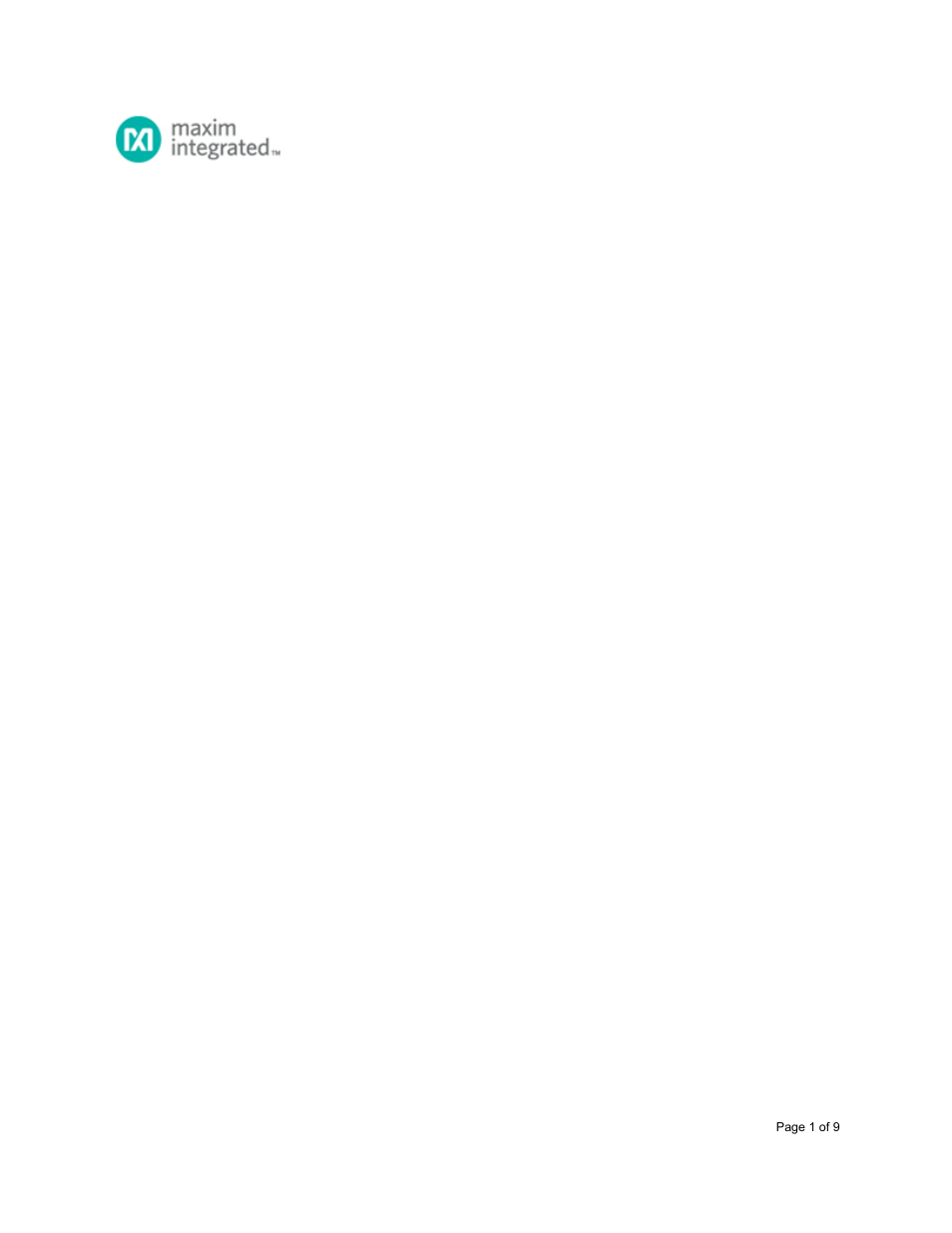 Maxim Integrated MAX3420E User Manual | 9 pages