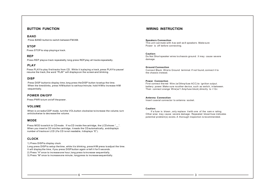 Т³гж 5 | Metrik Mobile Electronics MCD-476 User Manual | Page 5 / 6