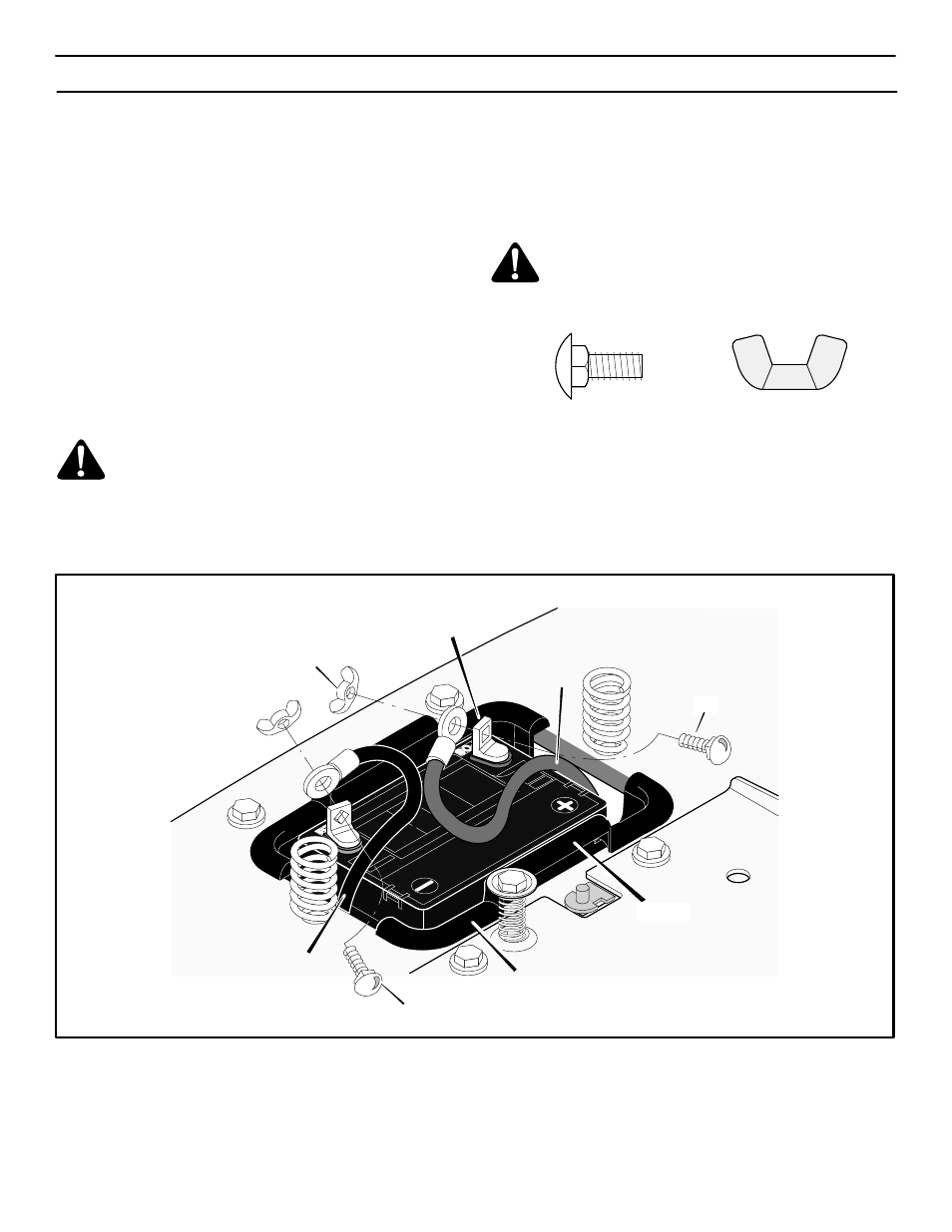 Assembly, Maintenance free battery, How to charge the maintenance free battery | How to install the battery cables | Murray 465600x8A User Manual | Page 12 / 56
