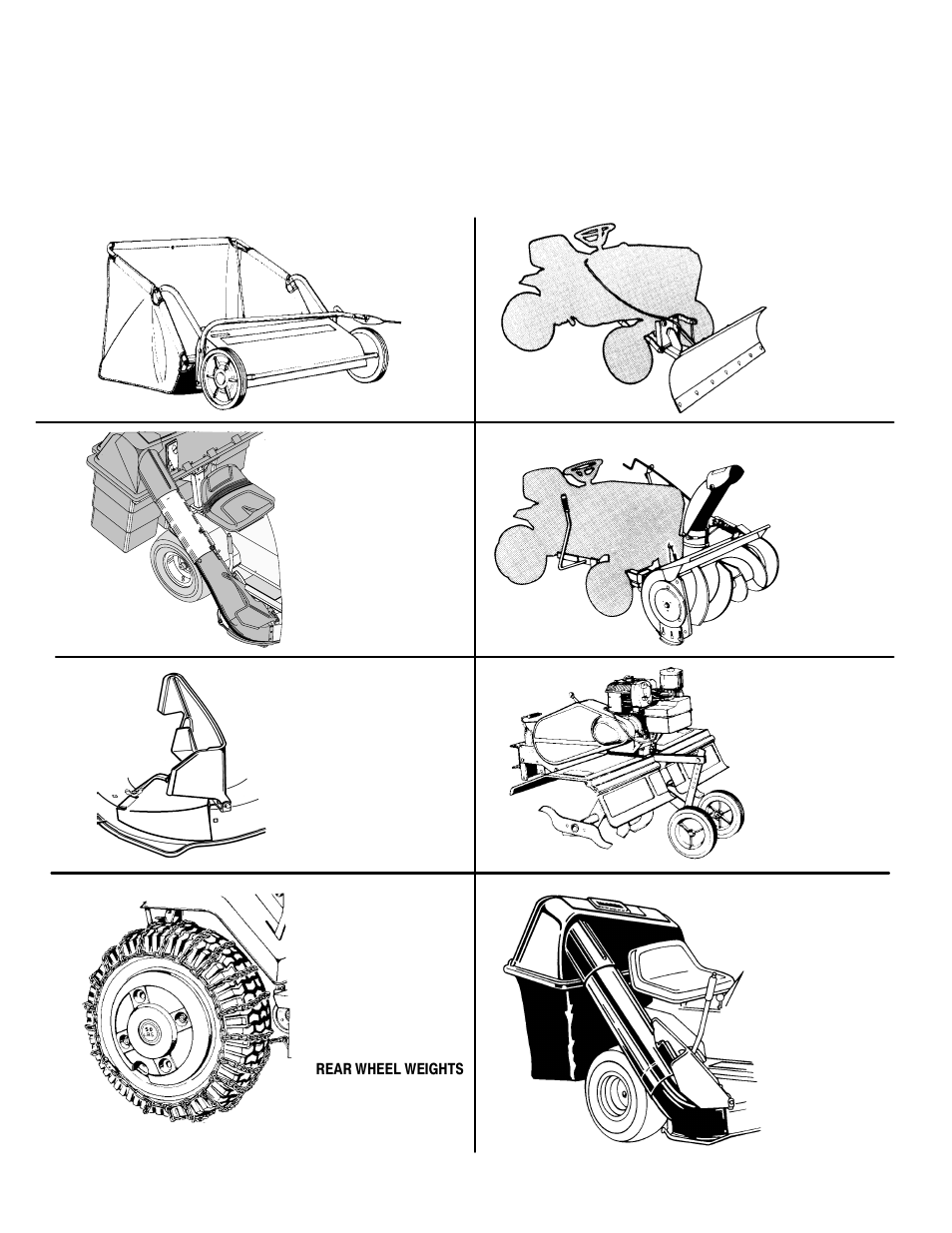 Lawn tractor accessories | Murray 465600x8A User Manual | Page 56 / 56
