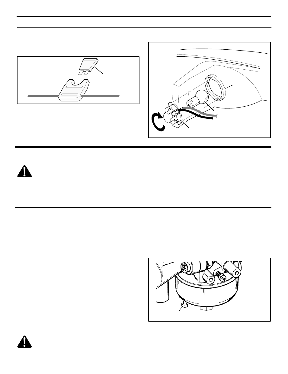 Maintenance, How to replace the fuse, How to replace the light bulb | How to clean the mower housing, Storage (over 30 days), The engine, The battery, The fuel system, Clean the unit, Lubricate the unit | Murray 405005x99B User Manual | Page 32 / 52