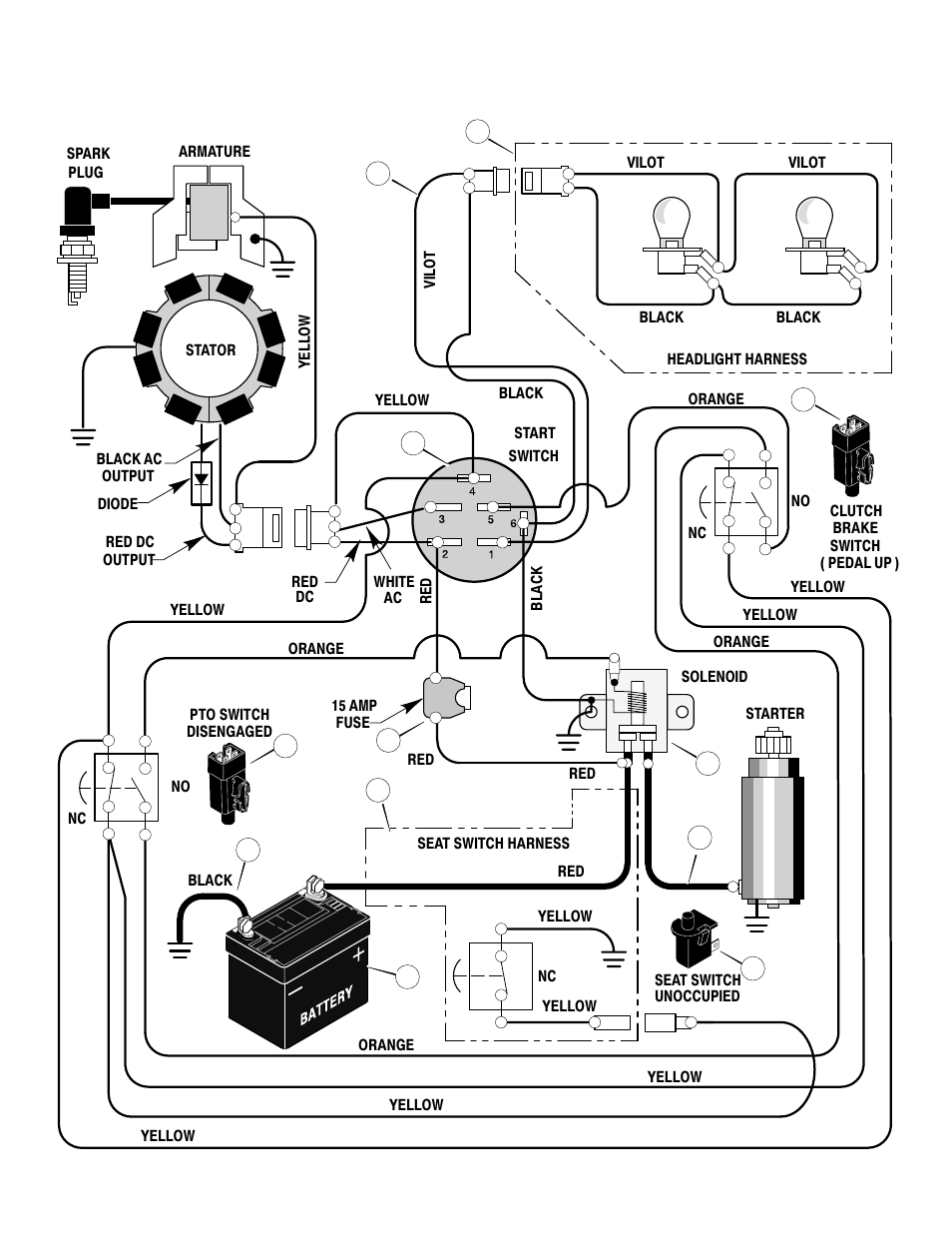 Electrical system | Murray 405005x99B User Manual | Page 48 / 52