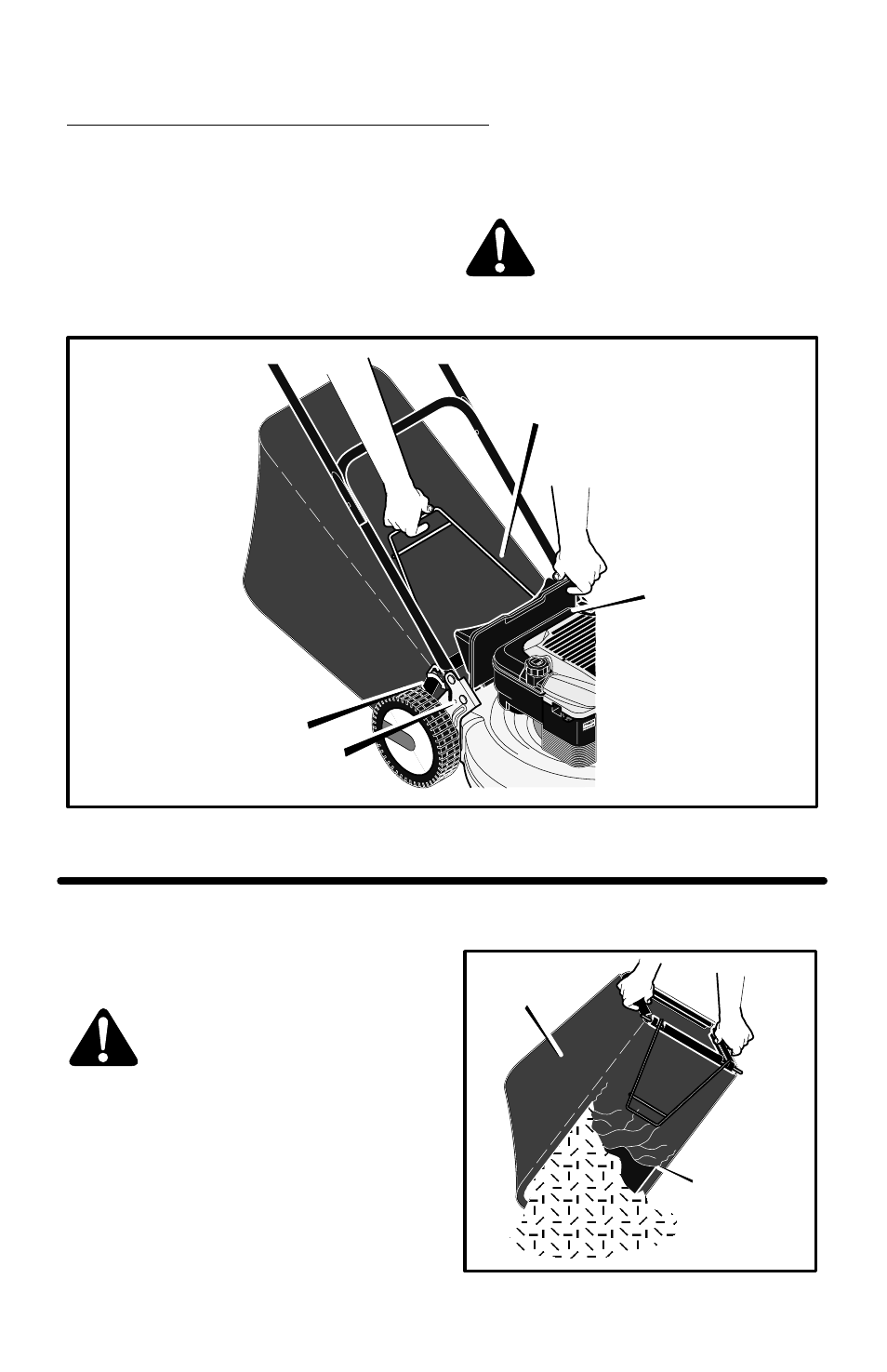 Preparation, How to empty the grass bag | Murray 22" Push User Manual | Page 14 / 36