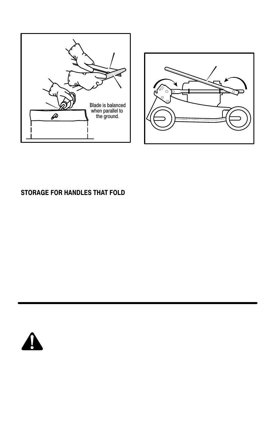 Maintenance, Check the level of cut, Storage for handles that fold | Storage for non-folding upper handles, How to prepare the mower for storage | Murray 22" Push User Manual | Page 20 / 36