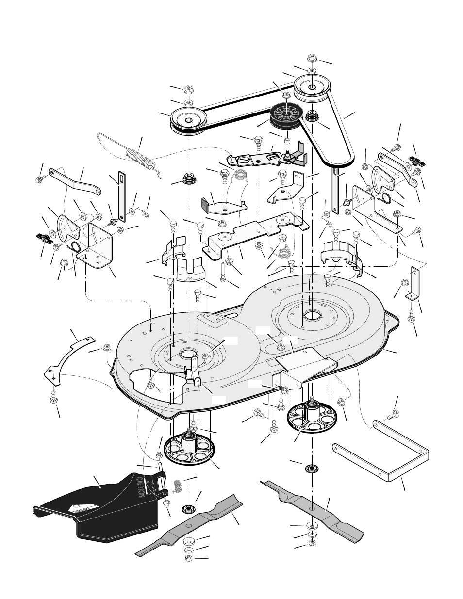 Mower housing | Murray 405001x78B User Manual | Page 26 / 32