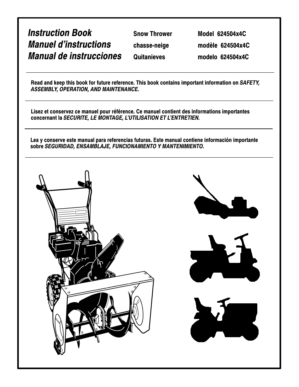 Murray 624504x4C User Manual | 60 pages