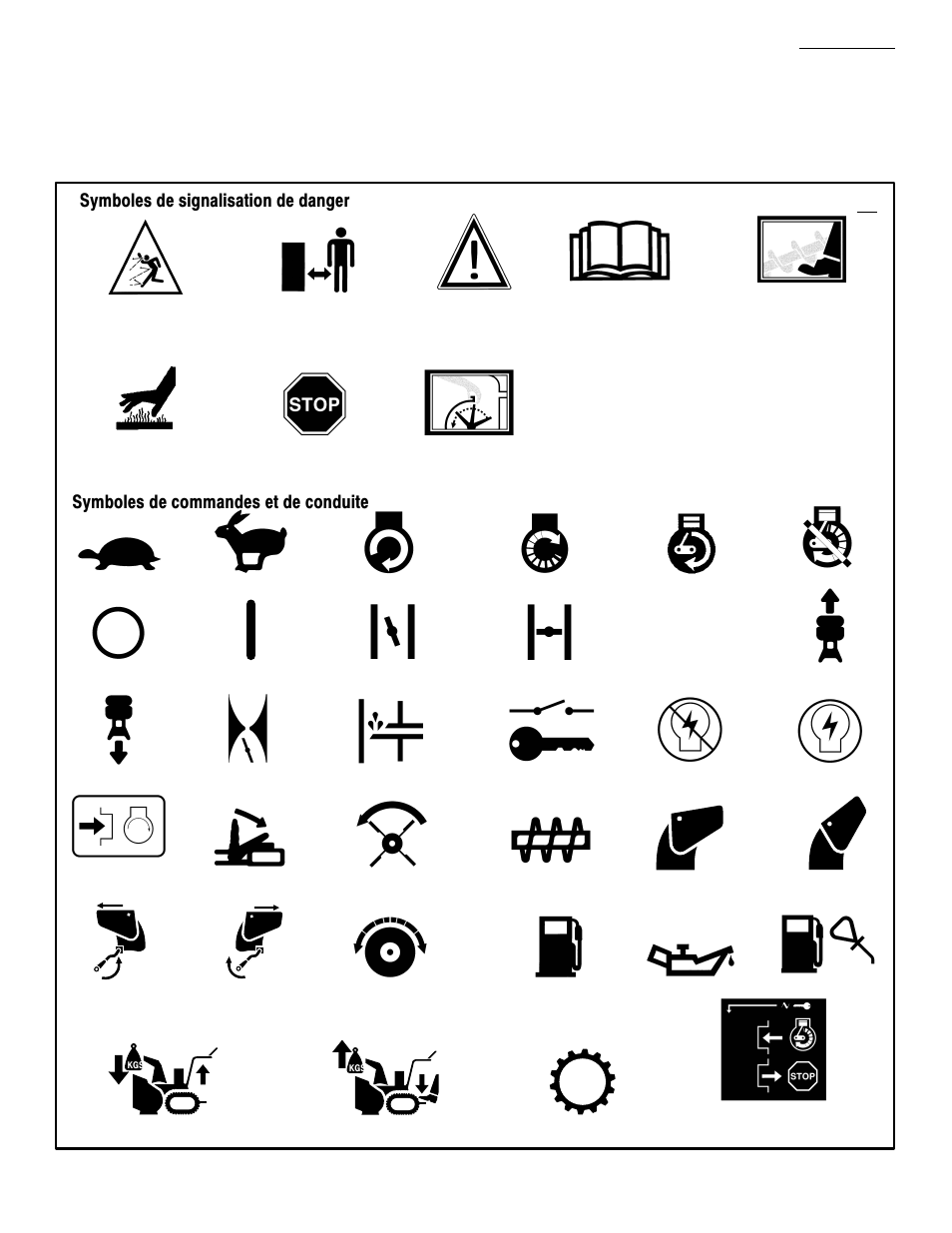 Français, Pictogrammes internationaux | Murray 624504x4C User Manual | Page 20 / 60