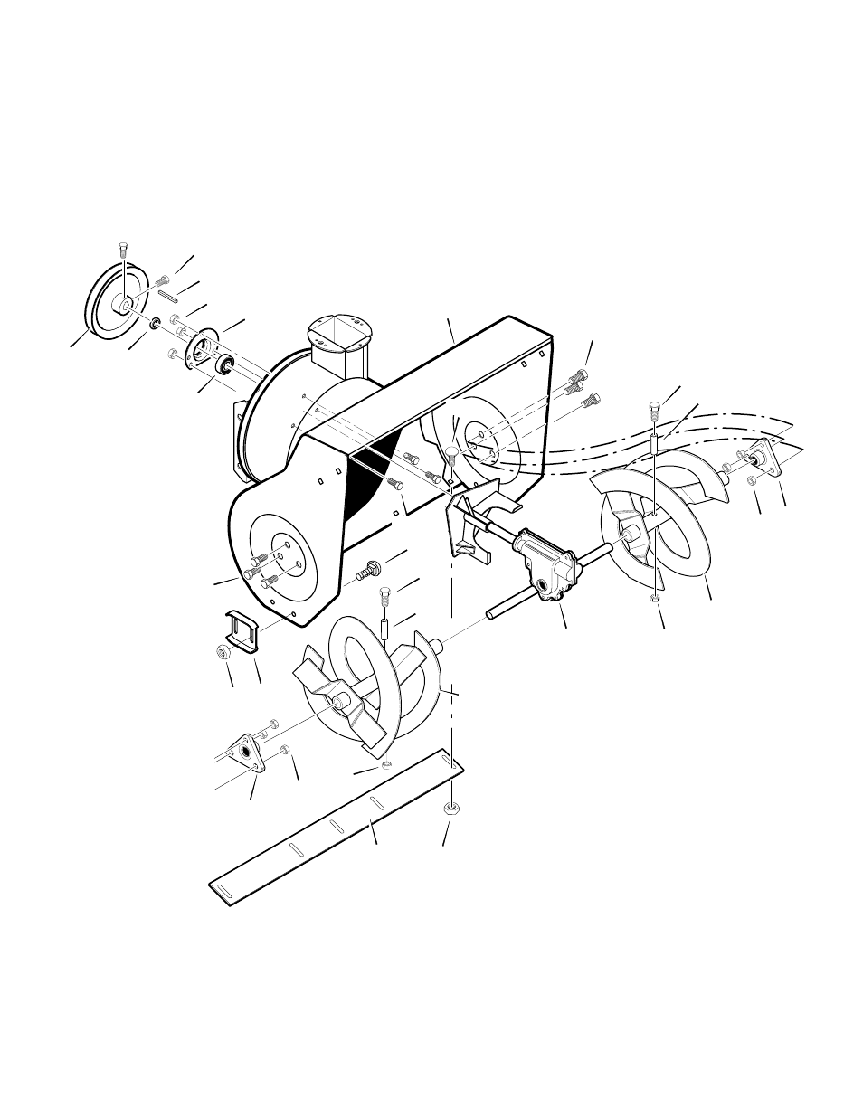 Auger housing | Murray 624504x4C User Manual | Page 46 / 60