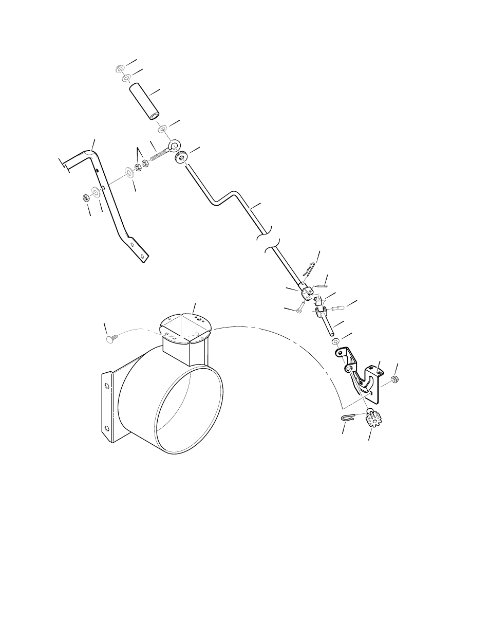 Chute rod | Murray 624504x4C User Manual | Page 52 / 60