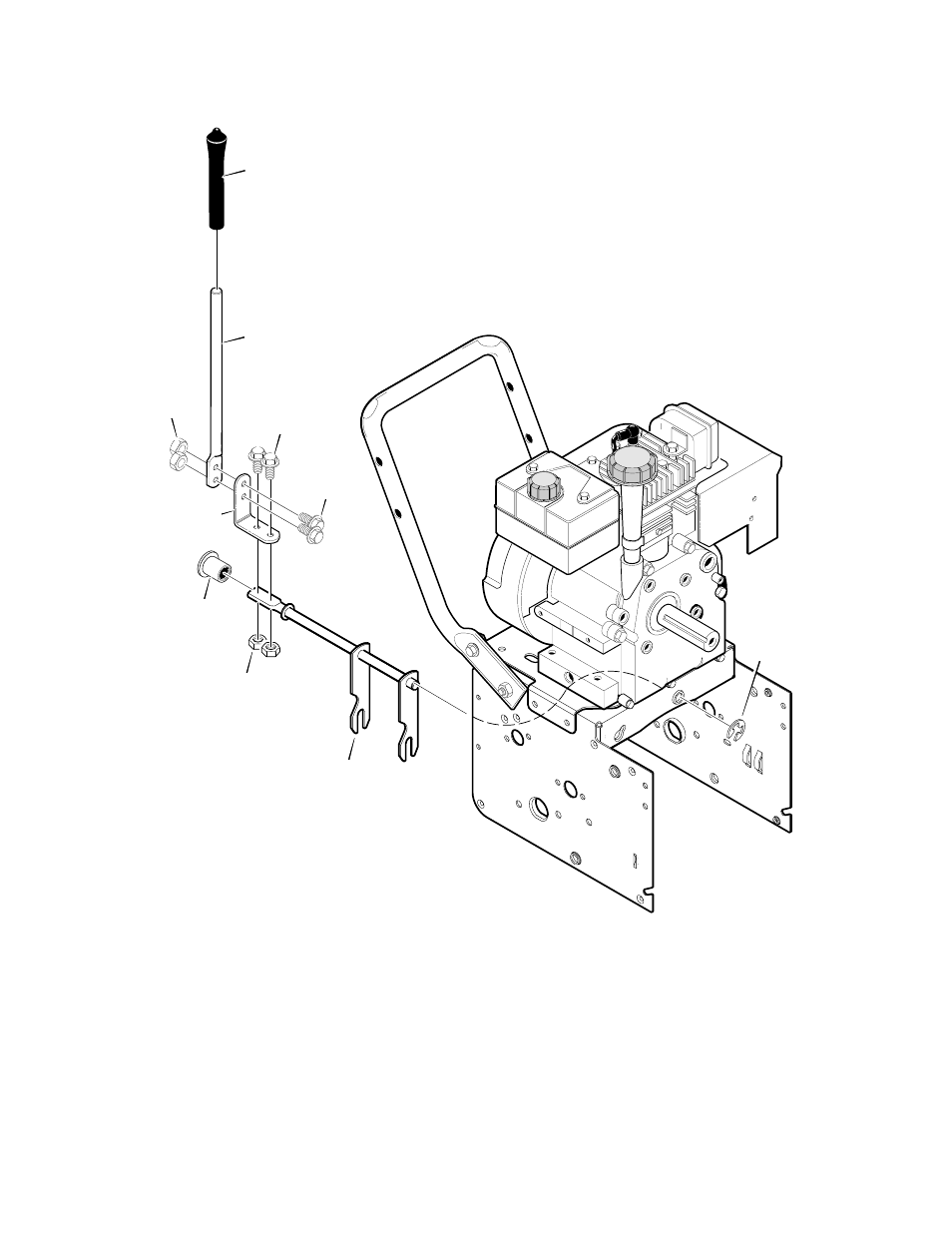 Shift yoke | Murray 624504x4C User Manual | Page 55 / 60