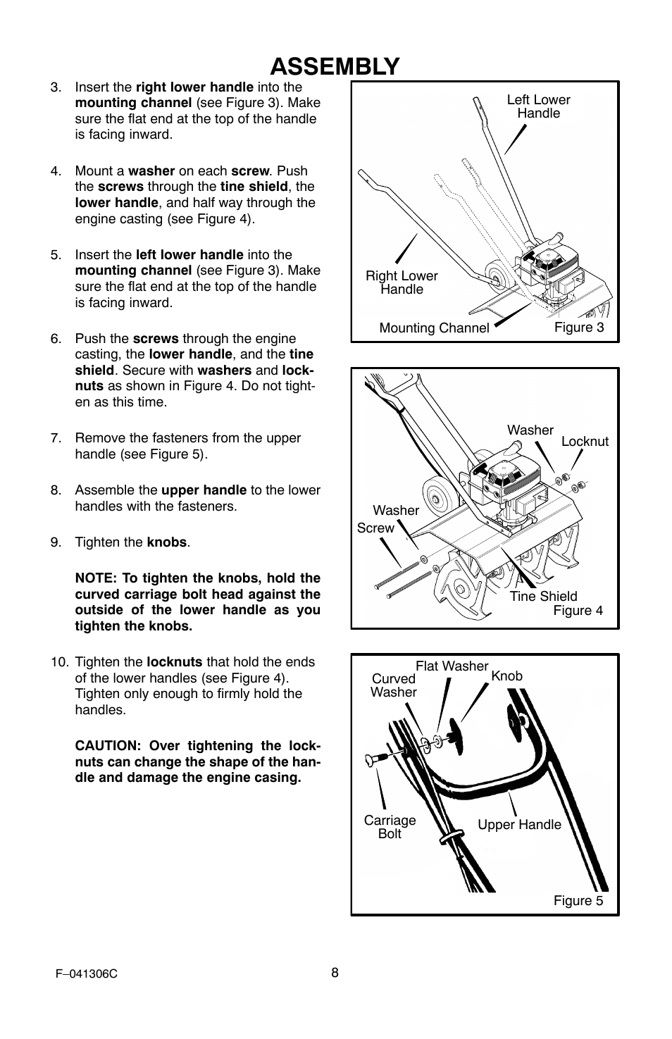 Assembly | Murray 11052x4NC User Manual | Page 8 / 72