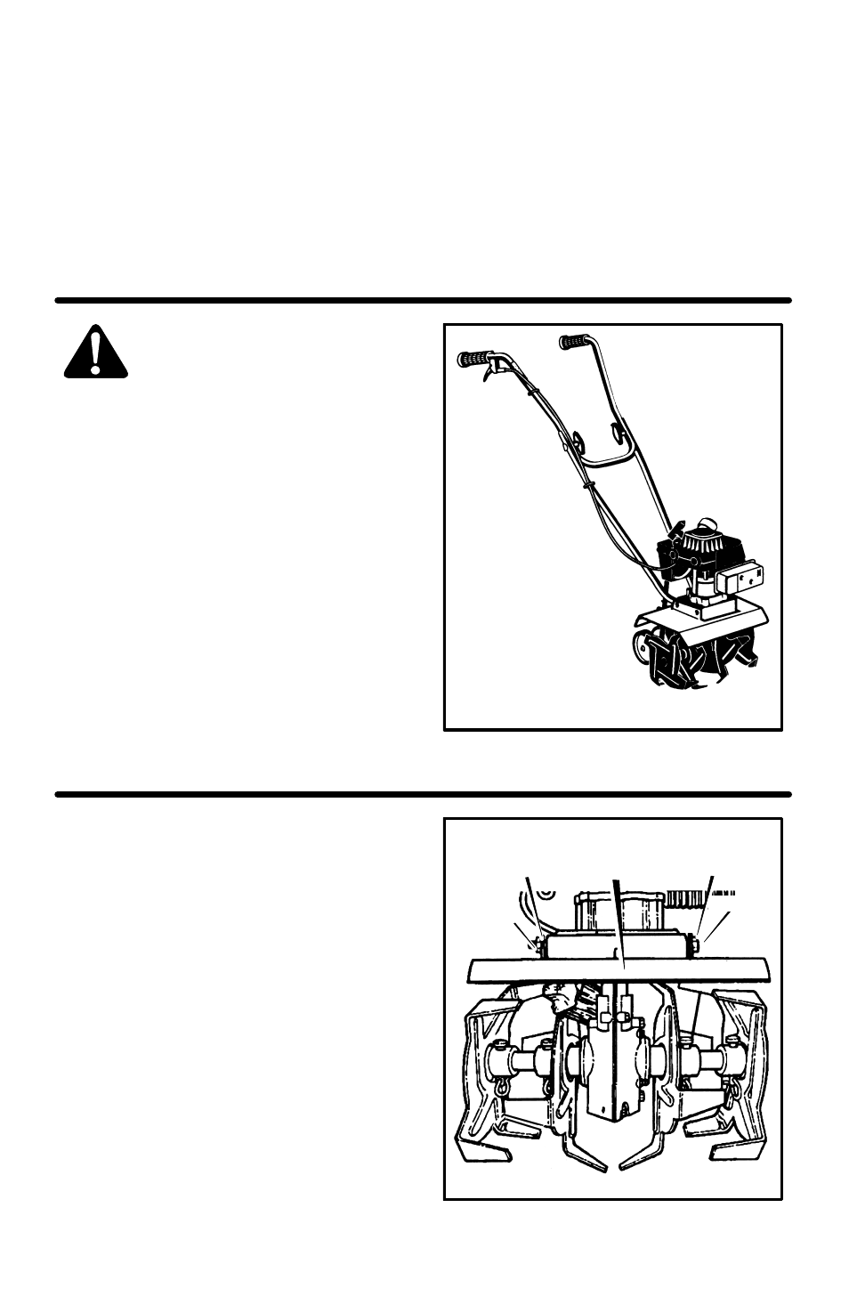 Montage, Montage pièces emballées séparément dans le carton, Déballage de la motobineuse | Montage des manches | Murray 11052x4D User Manual | Page 34 / 72