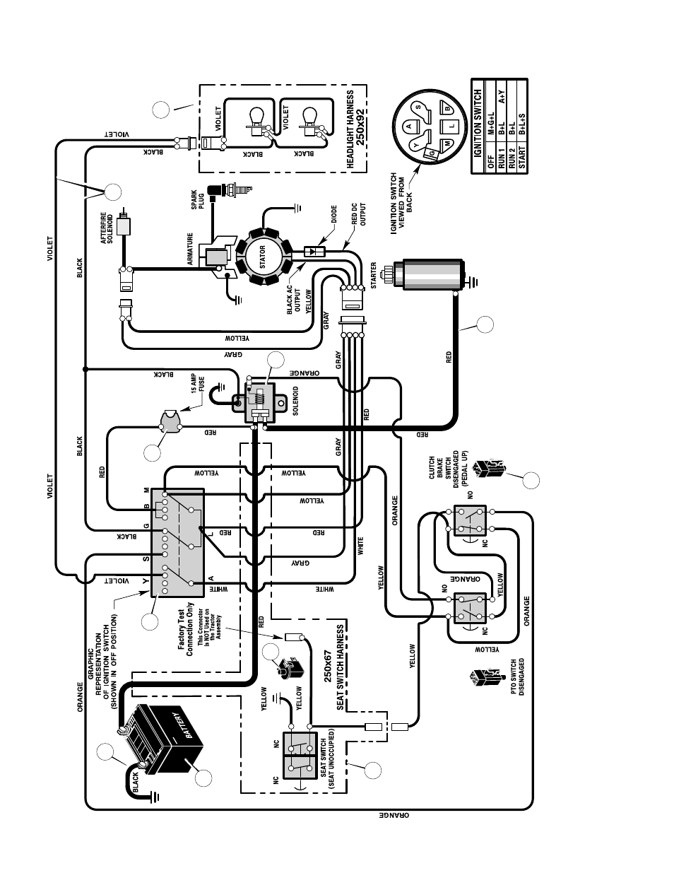 Electrical system | Murray 405000x8C User Manual | Page 48 / 52