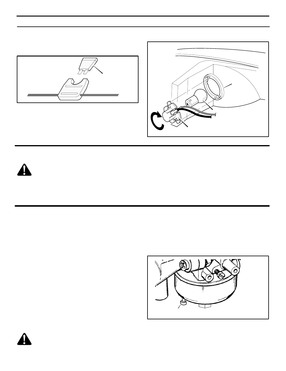 Maintenance, How to replace the fuse, How to replace the light bulb | How to clean the mower housing, Storage (over 30 days), The engine, The battery, The fuel system, Clean the unit, Lubricate the unit | Murray 405030x48A User Manual | Page 31 / 52