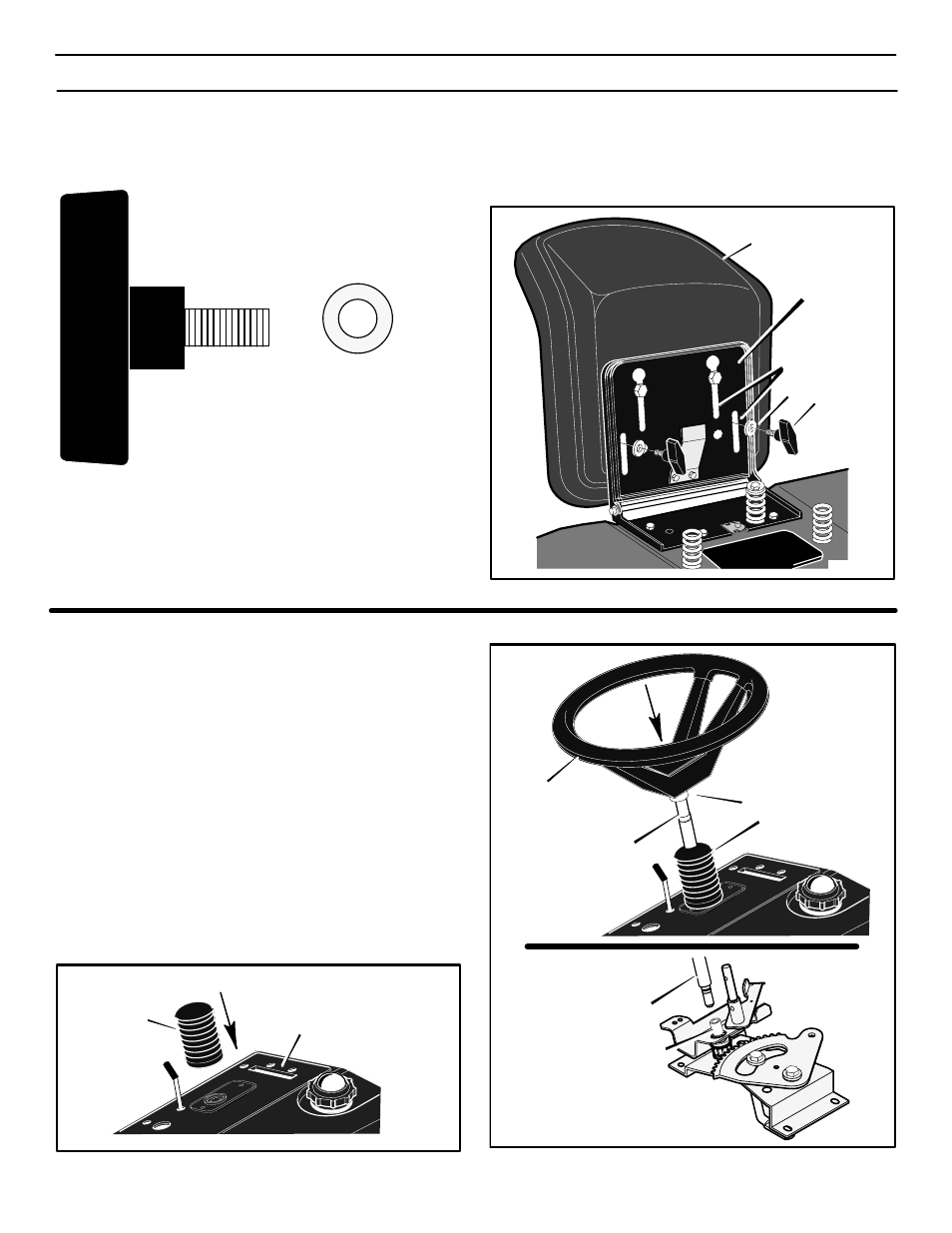 Assembly, How to install the seat, How to assemble the steering wheel | Murray 387004x48A User Manual | Page 12 / 52