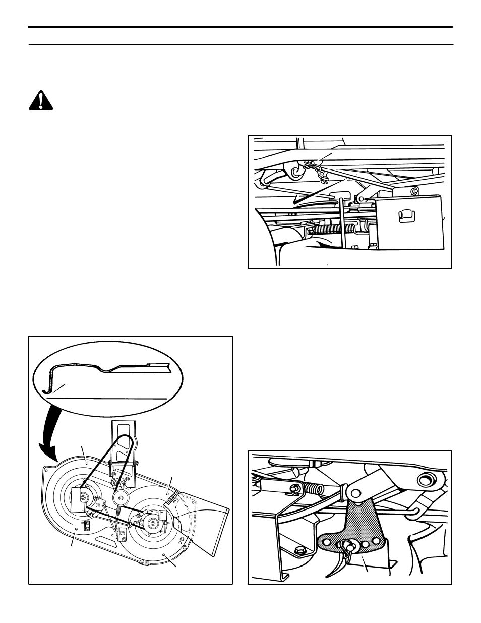 Maintenance, How to level the mower housing, The front to back adjustment | The side to side adjustment | Murray 387004x48A User Manual | Page 27 / 52