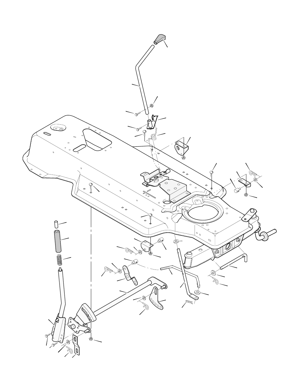 Mower housing suspension | Murray 387004x48A User Manual | Page 40 / 52