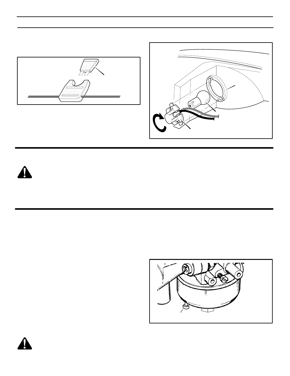 Maintenance, How to replace the fuse, How to replace the light bulb | How to clean the mower housing, Storage (over 30 days), The engine, The battery, The fuel system, Clean the unit, Lubricate the unit | Murray 465609x24A User Manual | Page 34 / 56