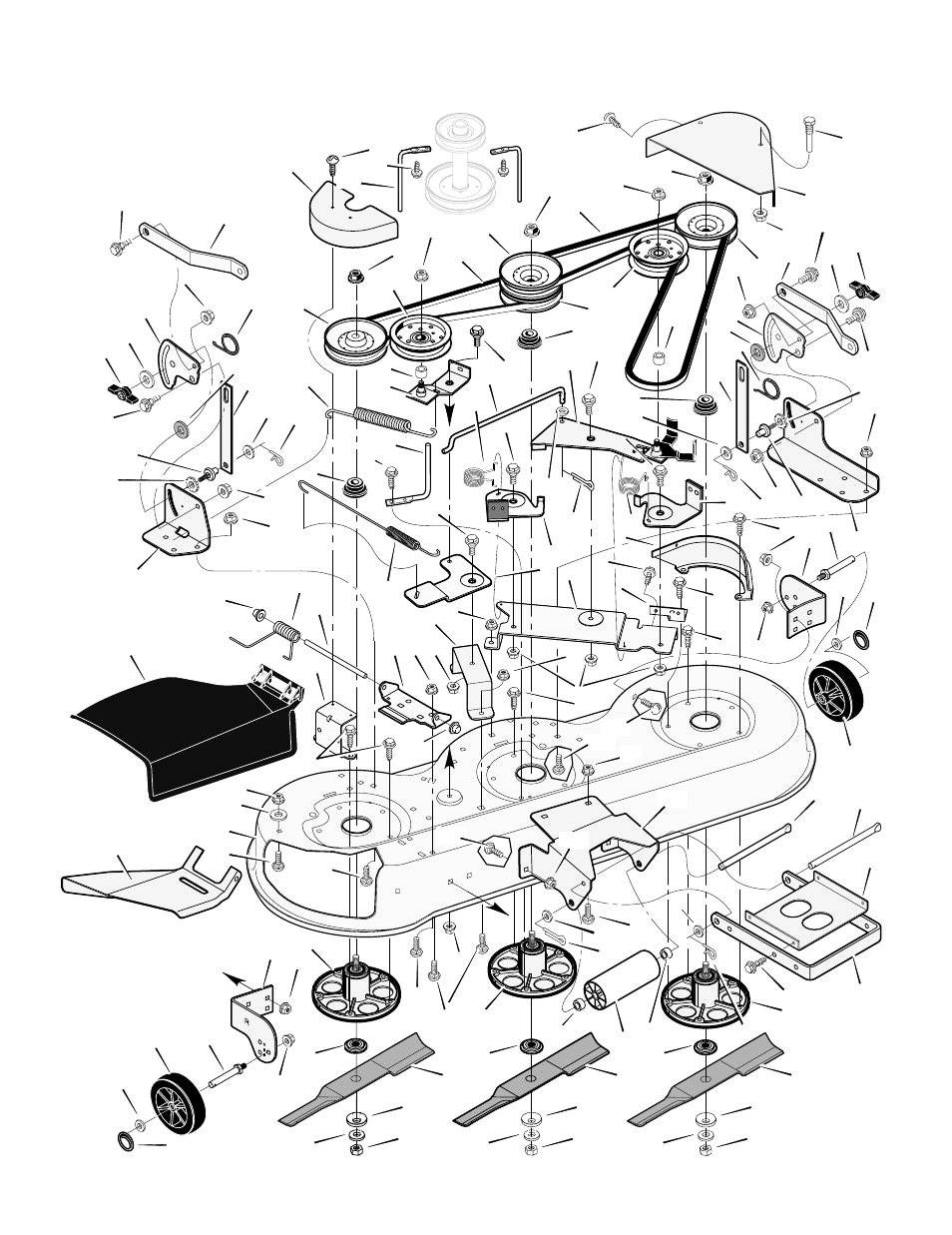 Mower housing | Murray 465609x24A User Manual | Page 46 / 56