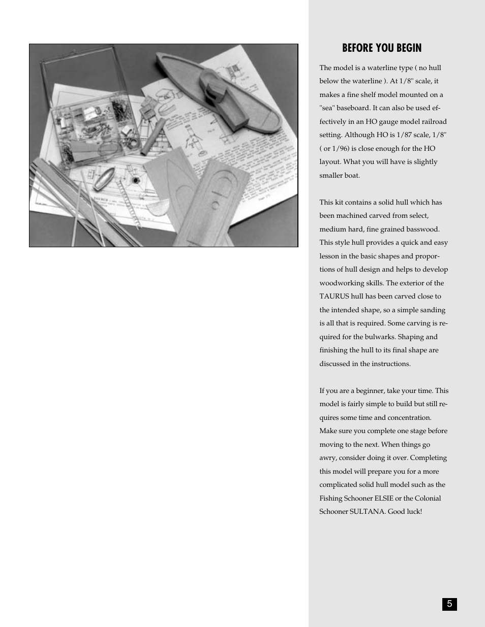 Before you begin | Model Shipways 2021 User Manual | Page 5 / 16