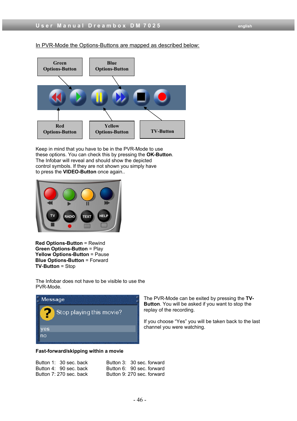 Dream Multimedia Dreambox DM 7025 User Manual | Page 46 / 91