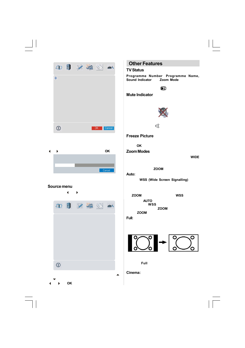 Other features | Matsui America MAT42LW507E User Manual | Page 13 / 19