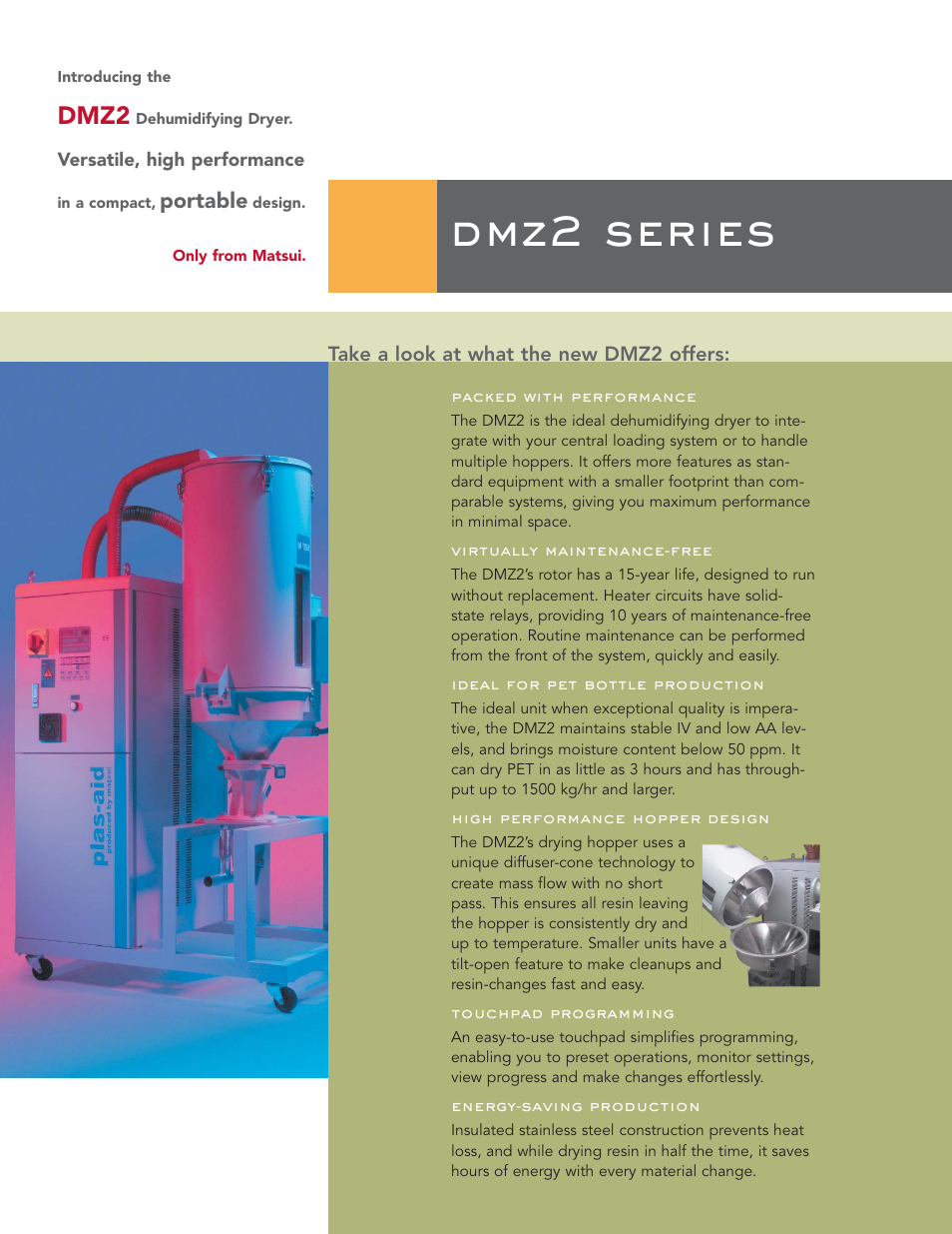 Dmz2 series, Dmz2, Portable | Matsui America DMZ2 Series User Manual | Page 2 / 4