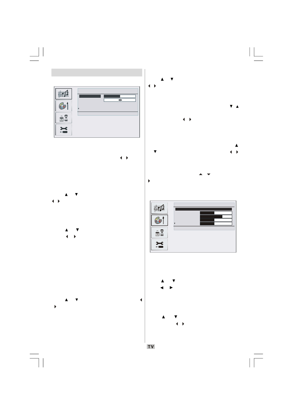 Analogue tv menu system | Matsui America M22LID618 User Manual | Page 33 / 61