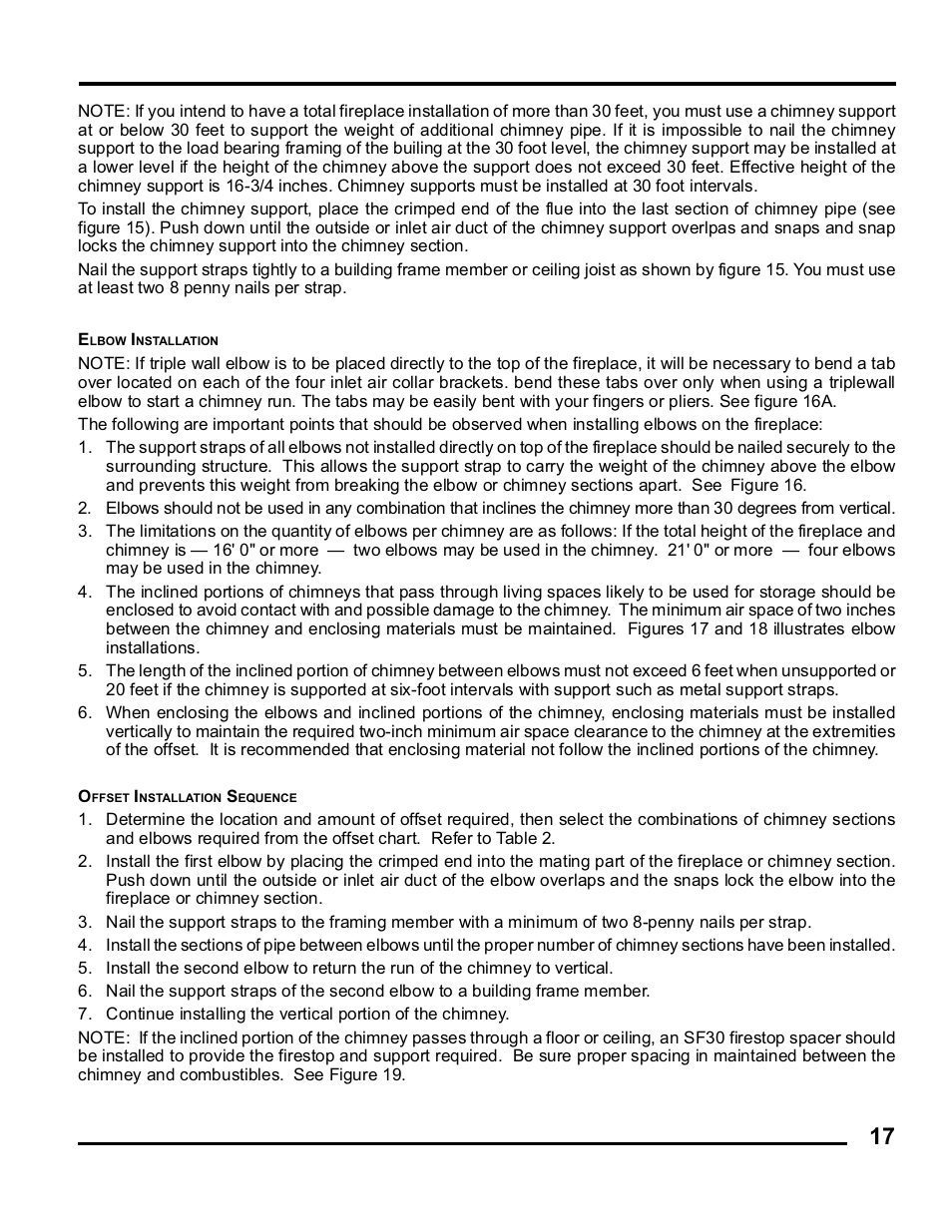 Martin Fireplaces B36RA User Manual | Page 17 / 32