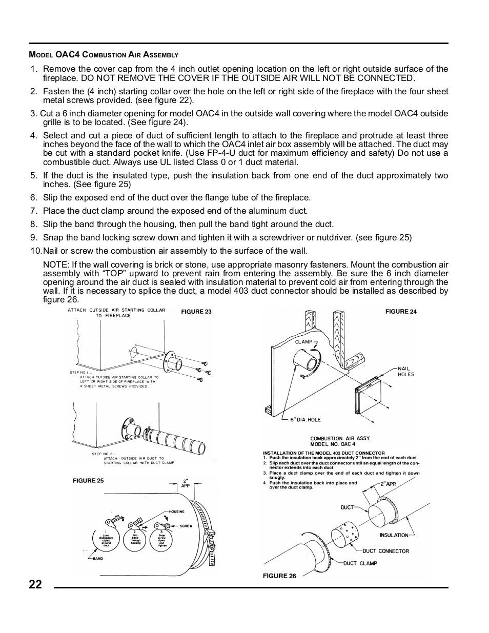 Martin Fireplaces B36RA User Manual | Page 22 / 32
