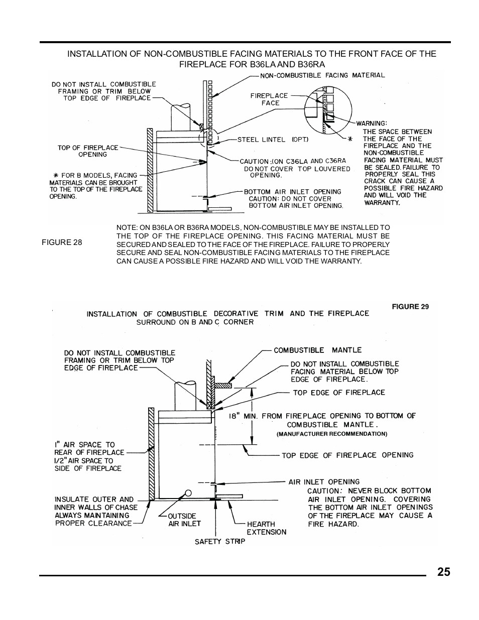 Martin Fireplaces B36RA User Manual | Page 25 / 32