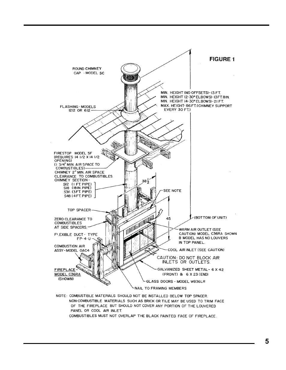 Martin Fireplaces B36RA User Manual | Page 5 / 32