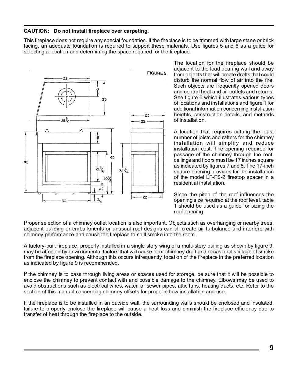 Martin Fireplaces B36RA User Manual | Page 9 / 32